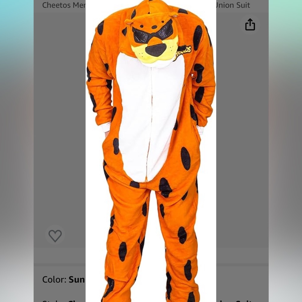 Cheeto Onesie Costume